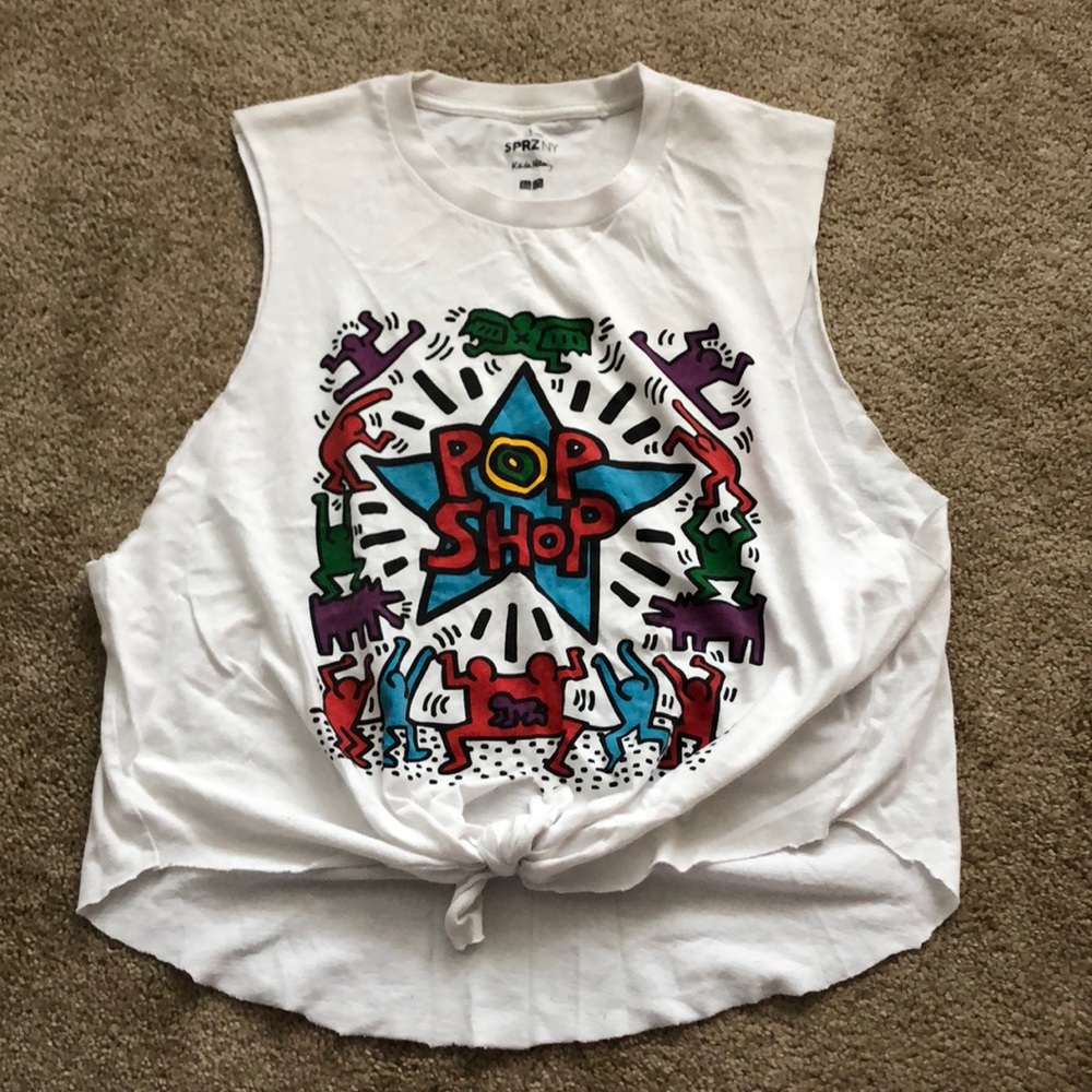 Keith Haring T-shirt (cut)